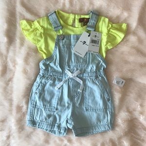 7 For All Mankind Overall Set size 12 months